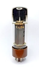EL34 PHILIPS MINIWATT  Double Square Getter Power Pentode TESTED Tube NEW NOS