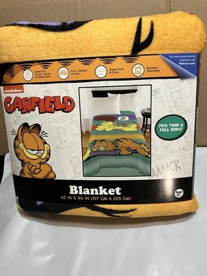 NICKELODEON GARFIELD TWIN/FULL BLANKET 62 IN X 90 IN GARFIELD AND ODIE