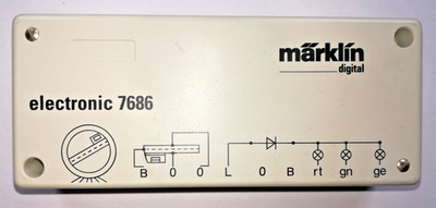Märklin H0, Digitale Steuerung für Drehscheibe. Nr.: 7686, gebraucht