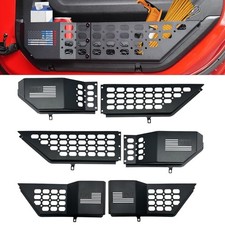 Metal Front and Rear Door Pocket Storage for Jeep Wrangler  Door Pocket for ...