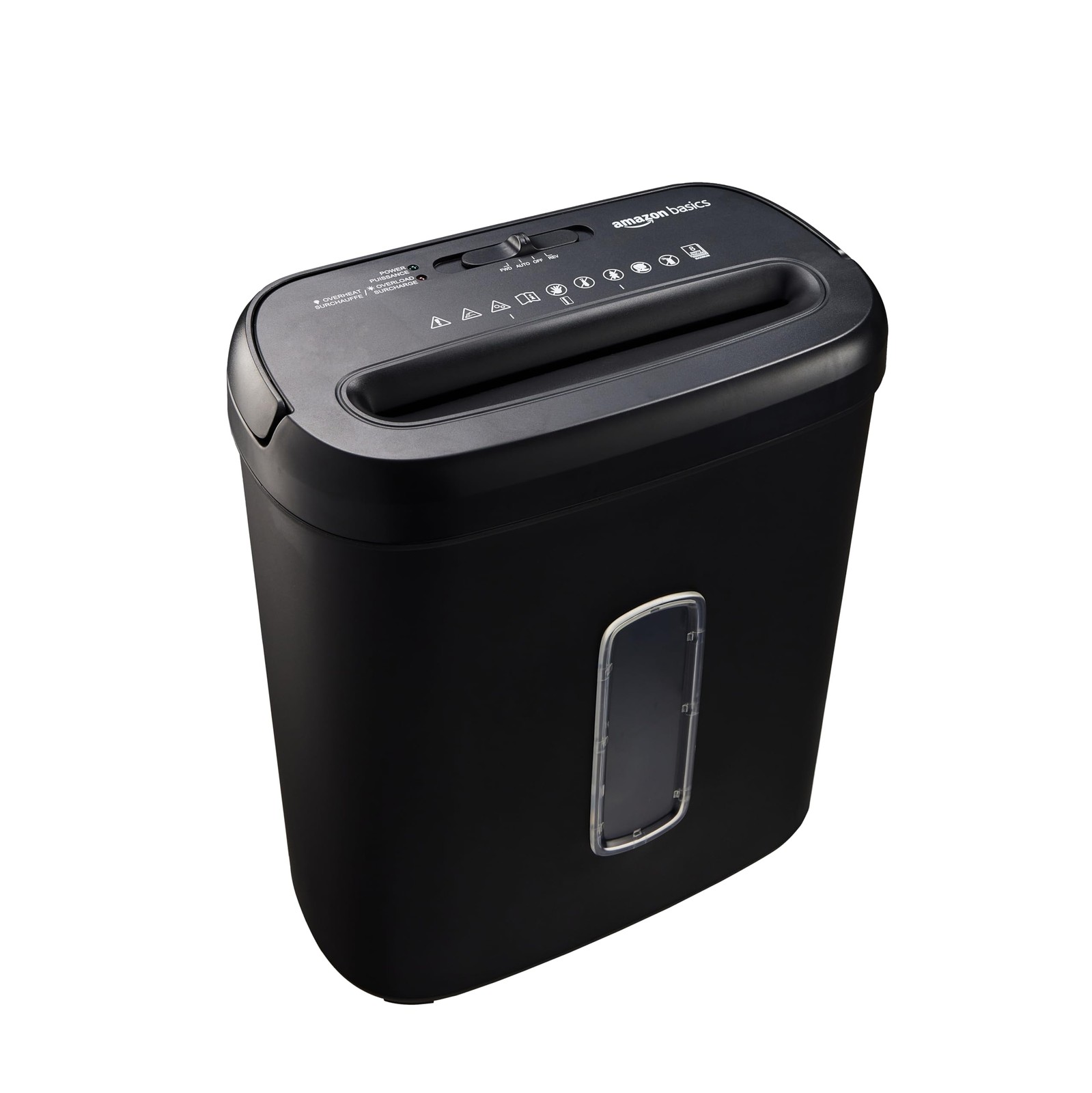 Amazon Basics 8-Sheet Cross Cut Paper Shredder and Credit Ca