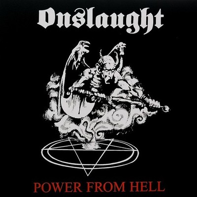 ONSLAUGHT - POWER FROM HELL LP VINYL RECORD (RED) thrash metal, black metal