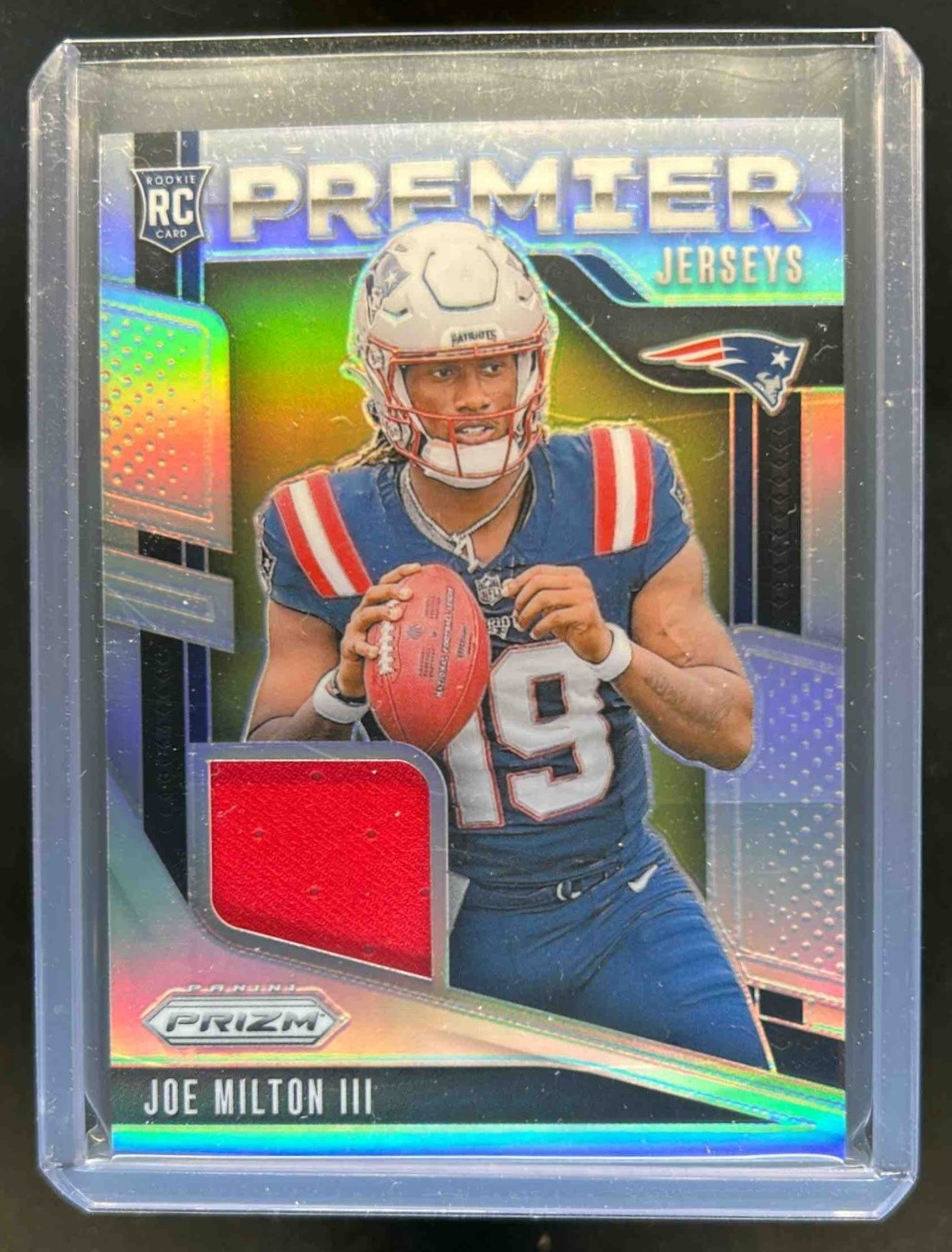 2024 Prizm Joe Milton III Premier Jerseys RC Rookie #PJ-JMN Patriots