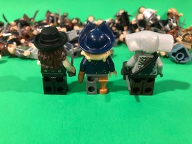 MASSIVE LEGO Pirates Of The Caribbean Minifigure Lot - DAVY JONES, MACCUS