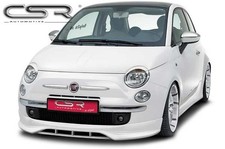 Front Ansatz Spoiler Schwert Diffusor Lippe Tuning für Fiat 500 FA177