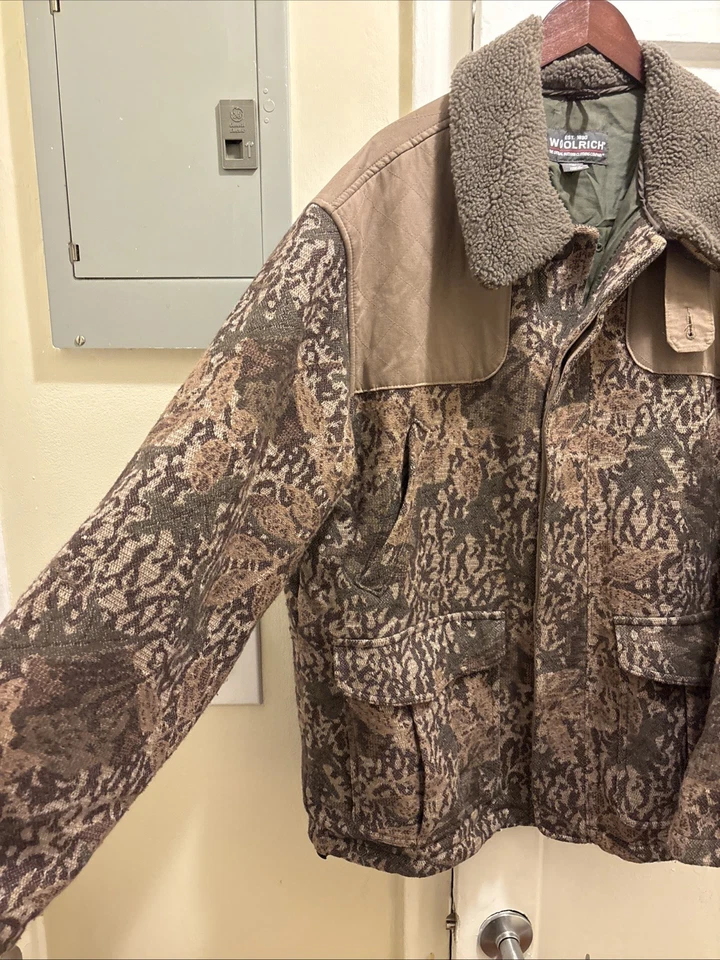 Chaqueta de Colección Woolrich Fatiga Cuello Abotonado Talla XL Foto 3 de 4