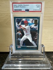 2001 Topps Traded #T247 Albert Pujols PSA 9 Mint Rookie Card St. Louis Cardinals