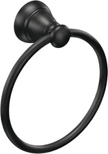 Moen Banbury Towel Ring Y2686BL Matte Black Bathroom Accessory
