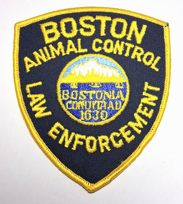 Boston Massachusetts Animal Control Law Enforcement Patch - FREE Tracked USPS