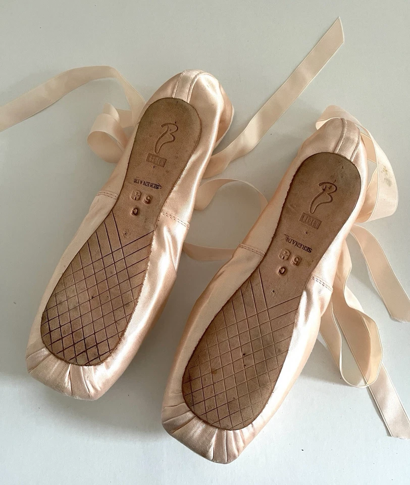 Spitzenschuhe Ballettschuhe Satin Bloch Serenade 5 1/2 38,5 rosa Weite C - Bild 2 von 3