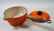 Le Creuset 16 cm saucepan with lid. Flame Orange