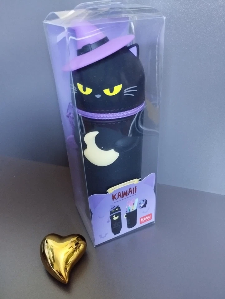 Legami Kawaii Federmäppchen • Black Kitty • Halloween Edition 2025🎃