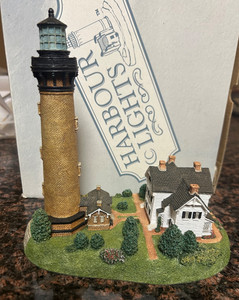Currituck Beach North Carolina Lighthouse Figurine Harbour Lights #158 1995
