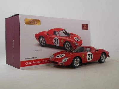 1/18 CMC Ferrari 1965  250 LM LeMans Winner Gregory Rindt M-263 BNIB