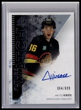 2023-24 SP Authentic #RFWA-AH Akito Hirose Retro Future Watch Autographed #/699