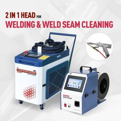US Stock 1500W 2-in-1 Laser Welding Machine Fiber Laser Welder Laser Metal Weld