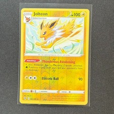 Jolteon 47/185 Reverse Holo Rare SWSH04: Vivid Voltage Pokemon TCG LP