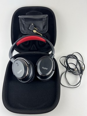 Black Box 233621 Over-Ear Headband Headphones 3.5mm Jack Black Red Case Cable