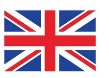 Union Jack Flag Decal Sticker's, Great Britain, United Kingdom, 180mm x 120mm
