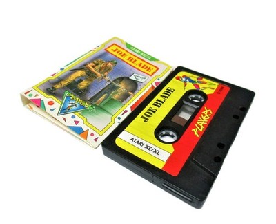 Atari XE 8-Bit 65XE 400 800XL 8-Bit Spiel Joe Blade Player Auswahl 1988