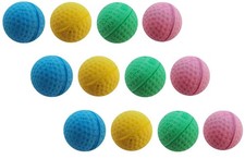 YnFag Foam Soccer Balls Cat Toys for Indoor Cats 12 Pcs Multicolor