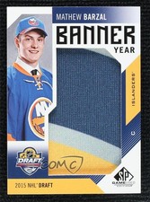2018 Upper Deck SP Game Used Banner Year Draft 2015 Mathew Barzal #BD15-MB au7