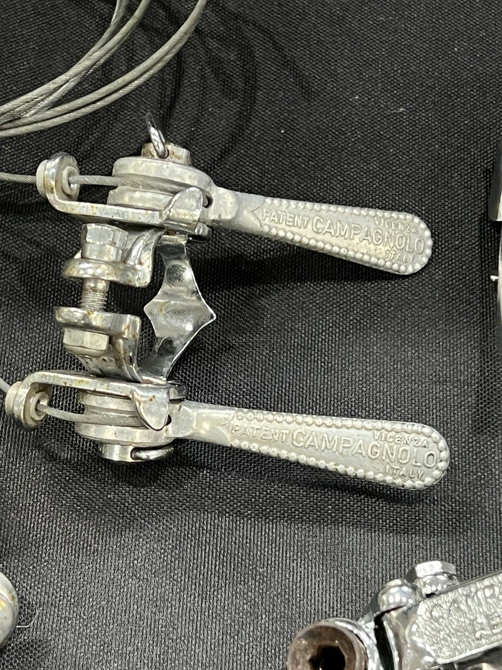 复古 Campagnolo Record Drivetrain(前/后/变速器)13-36 牙 — 第 3/4 张图片