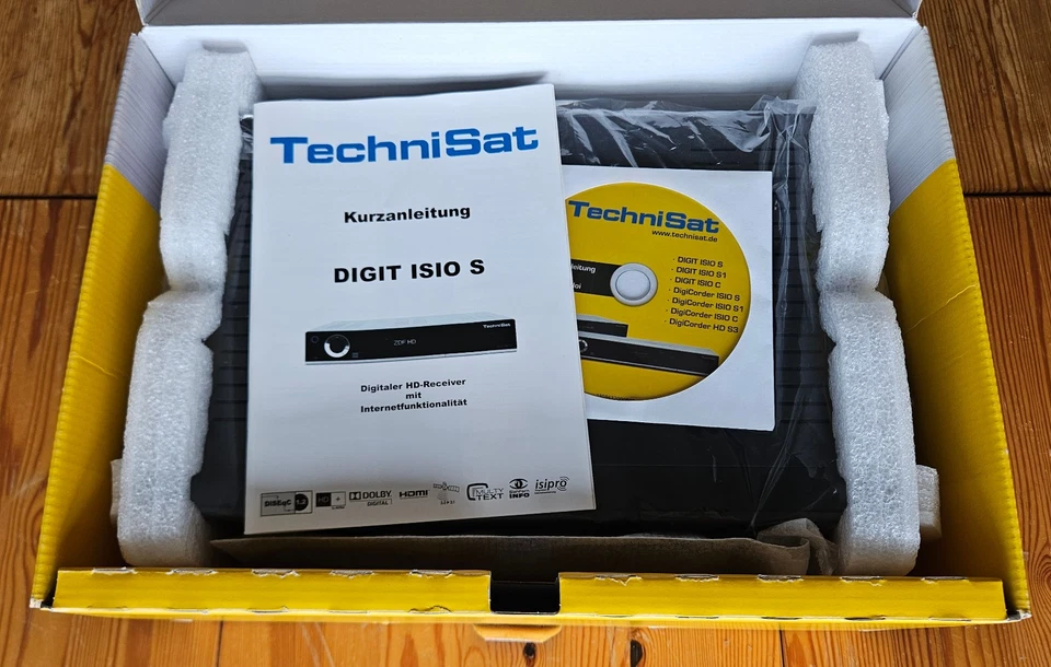 Technisat Digit ISIO S (schwarz) - HD Twin Sat Receiver - mit Fernbedienung - Bild 4 von 4