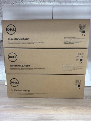 Lot3 Dell 5130cdn/C5765dn CT350800-803 Imaging Drums, Yellow Cyan Magenta - Image 1 of 4