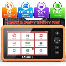 Launch OBD2 Scanner Full Systems Active Test ABS TPMS 32 Resets Diagnostic Tool