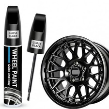 Gloss Black Rim Touch Up Paint - Wheel Scratch Repair Kit For Curb Rash Gloss Black Rim Touch Up Paint - Wheel Scratch Repair Kit For Curb Rash
