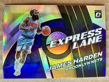 2021-22 Donruss Optic Basketball Express Lane Insert Silver Prizm - James Harden