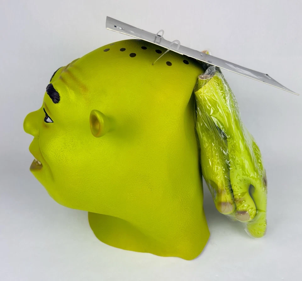 Spirit Halloween Shrek Full Costume Cosplay Mask w/ Hands OSFM BRAND NEW - Image 3 of 4