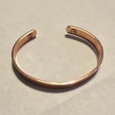 Copper Magnetic Therapy Bracelet Cuff for Wrist, Copper Color, Wellness Jewelry