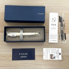 Sailor Pro Fit Standard Fountain Pen Fine Nib Ivory New Authentic Genuine