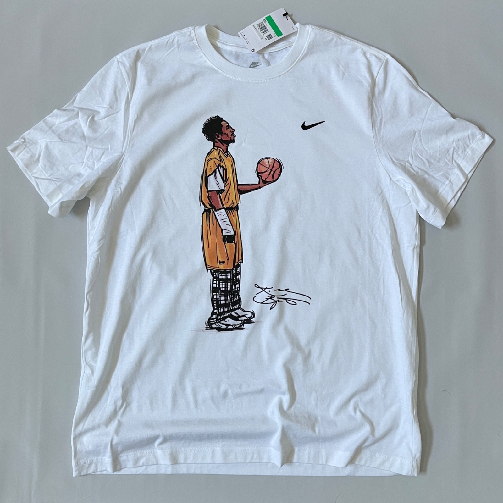 Nike Kobe Bryant Pajamas T-shirt mamba hip hop rap tee la lakers drawing jersey