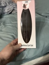 Heatless Curl Set 3 Rods Coffee Velvet Overnight Hair Curler No Heat Tool