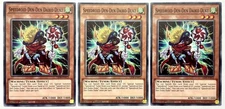 3 x LED8-EN013 Speedroid Den-Den Daiko Duke - Common 1st Edition Near Mint