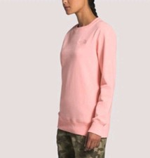The North Face Sweatshirt Womens Size Medium Pink Fleece Embroidered Logo