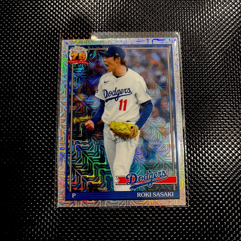 2026 Topps Series 2 Roki Sasaki Silver Pack Mojo #91C2-23 Los Angeles Dodgers
