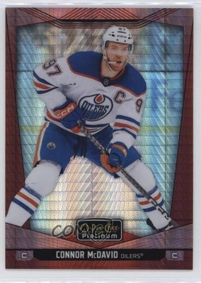 2024-25 O-Pee-Chee Platinum Red Prism 33/199 Connor McDavid #1 07pz