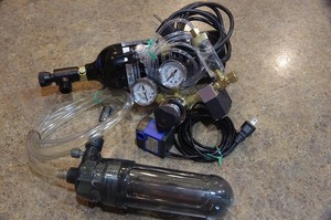 Co2 Working Pressure Adjustable Solenoid Regulator With Extras