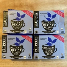 Clipper Tea Fairtrade Organic Decaf  320-ct  Unbleached Bags - Damaged Boxes