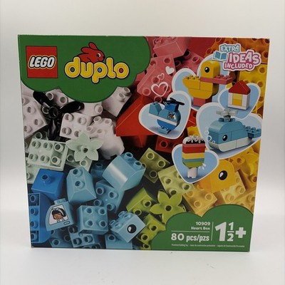 Duplo, Lego (10909) Heart Box Building Block Set. 80 Pcs. Complete W/ Manual
