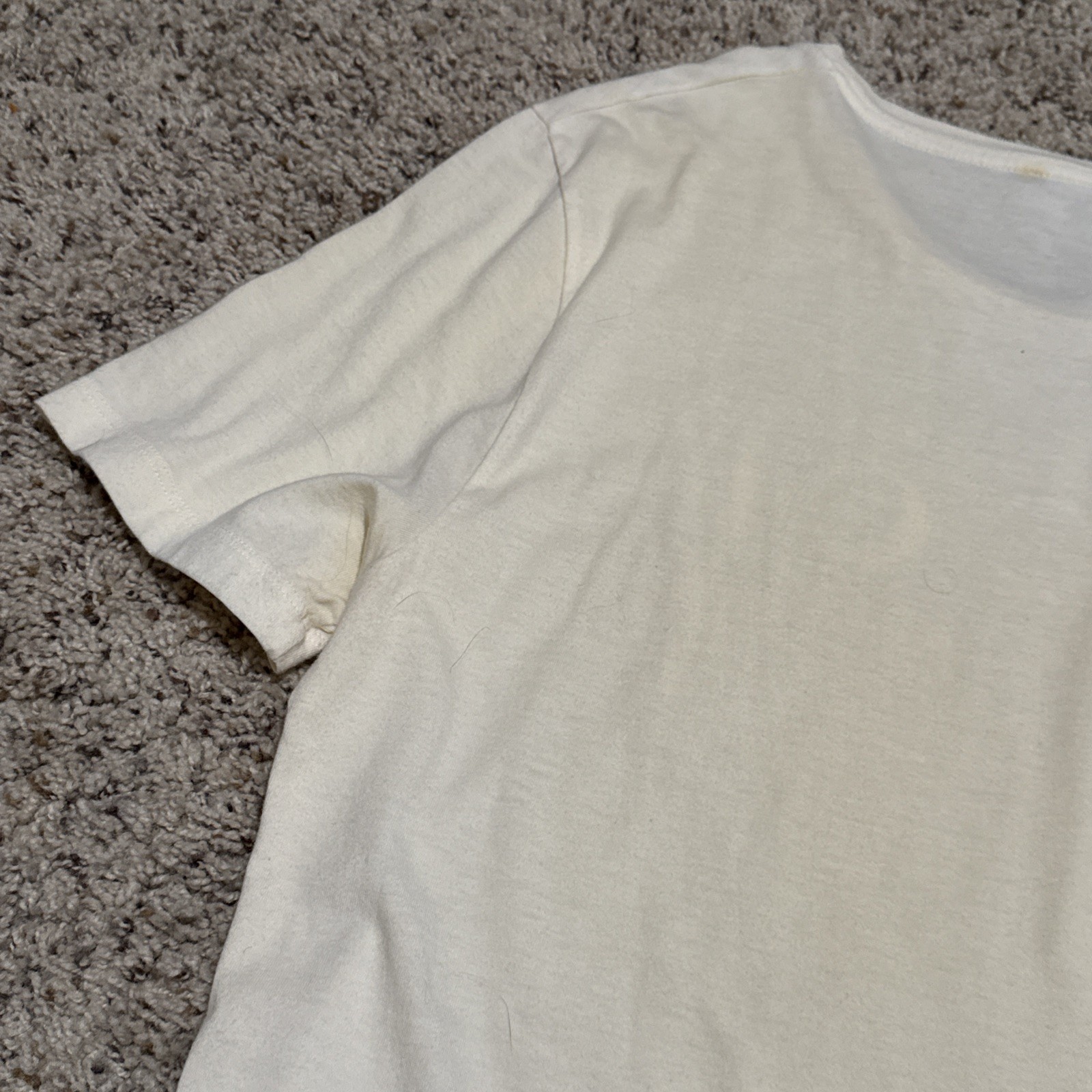 Authentic GUCCI Logo Mark Pattern Size M White Sh… - image 8