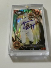 2024 Panini Select Trey Hendrickson OC Auto Club Level Green Yellow Shock Prizm