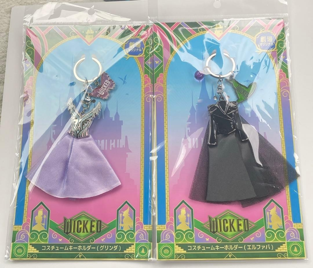 日本未発売 Wicked for good グリンダ エルファバ キーチェーン Wicked For Good Costume Keychain Elphaba Glinda set Movie 2026