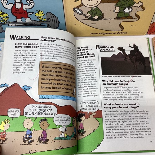 Lote de libros de tapa dura de Charlie Brown's Cyclopedia de Funk & Wagnalls - Imagen 6 de 17