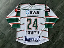 AEV Augsburger Panther gameworn Eishockey Trikot TJ Trevelyan
