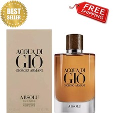 Acqua Di Gi  Absolu by Giorgio Armani 4.2 oz EDP Spray   Genuine, Fast Ship